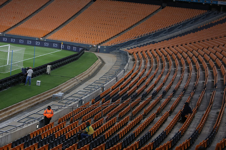 Some fans were allowed to attend Bafana Bafana matches earlier this year.