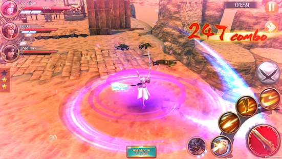 Dynasty Legends: Divine weapons hero descended Screenshot