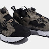 instapump fury nylon shoes black / footwear white / golden bronze