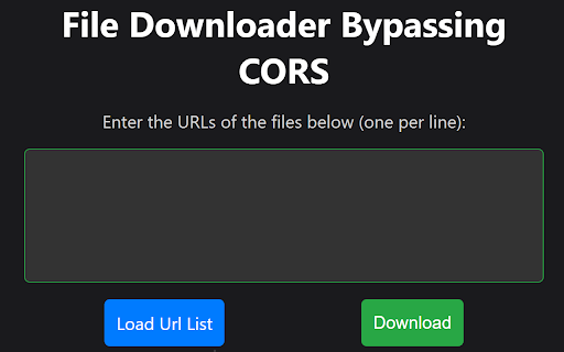 File Downloader Bypassing CORS