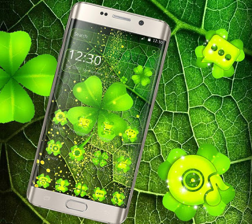 Lucky Clover HD Wallpaper Theme ??