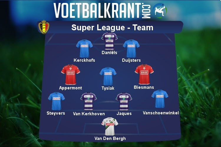 Ons team van de speeldag in de Super League: Genk hofleverancier, ook Anderlecht, Standard en OHL in het team