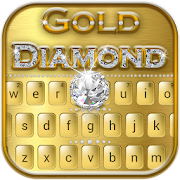 Luxury Gold Diamond Keyboard Theme  Icon