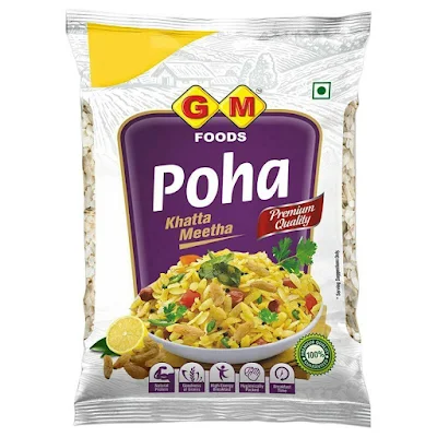 Gm Foods Khatta Meetha Poha - 500 gm