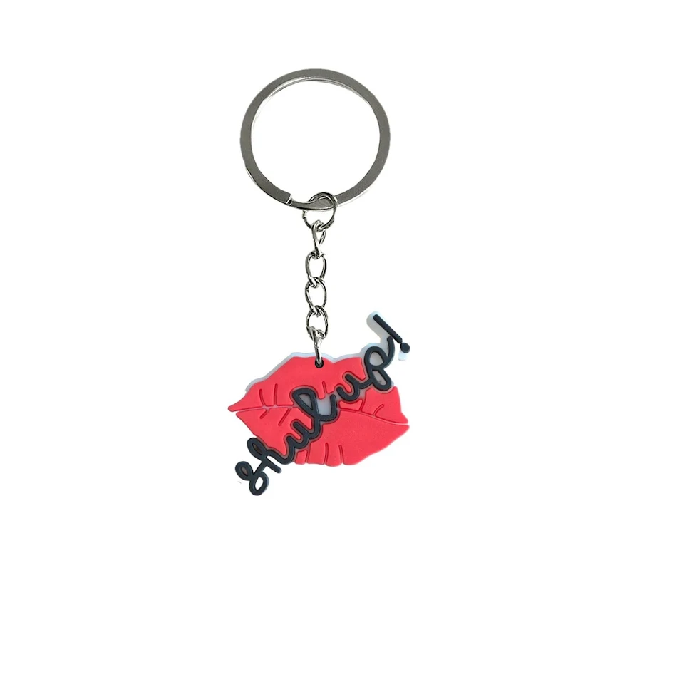 Chaveiro Personalizado Companheiro Enfeites Pequeno Presente PVC Cola Macia, um presente charmoso e personalizado para celebrar momentos especiais.