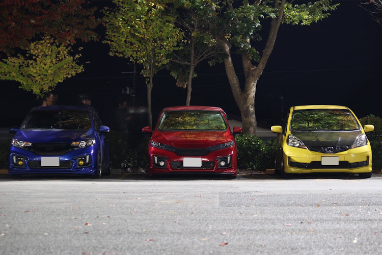 フィットのオフ会・青森スピードパーク・N-ONEレース・ホンダジェット・追加メーター何つけてる？に関するカスタム事例の投稿画像6枚目