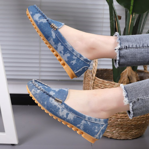 Title 2, Beef Tendon Soft Sole White Nurse Shoes for Mot...