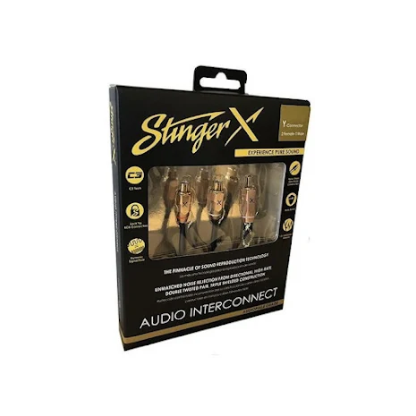 Stinger X 3-series Y-SPLIT 1 Hane-2 Honor RCA Interconnect