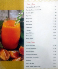 Anjappar menu 1