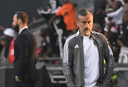 Orlando Pirates coach Jose Riveiro during their DStv Premiership match against TS Galaxy at Orlando Stadium on September 10 2022.