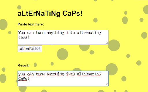 aLtErNaTiNg CaPs