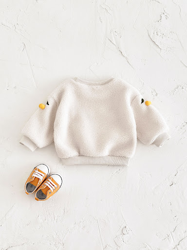 Title 7, Cross-border Baby Girl Cashmere Thickened Sweat...