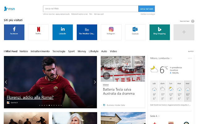 MSN New Tab