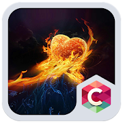 Burning Heart C Launcher Theme  Icon