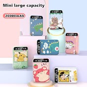 Pin Sạc Dự Phòng Họa Tiết Động Vật Hoạt Hình Mini A1 20000Mah