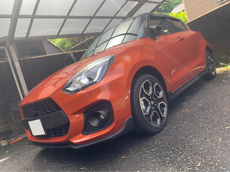 スイフトスポーツのzc33s・フレイムオレンジパールメタリック・DIY・梅雨の晴れ間に関するカスタム事例の投稿画像1枚目
