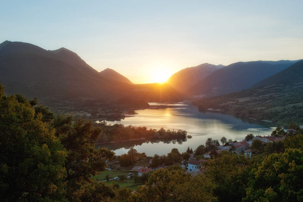 Barrea a il suo lago di Davide Pischettola