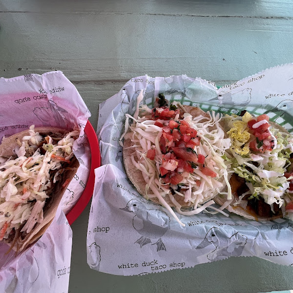 Had the BBQ, Fish, and Steak and Cheese tacos. Absolutely delicious!!