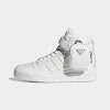 adidas for prada re-nylon forum hi white / white / silver metallic