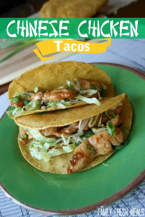 Chinese Chicken Tacos