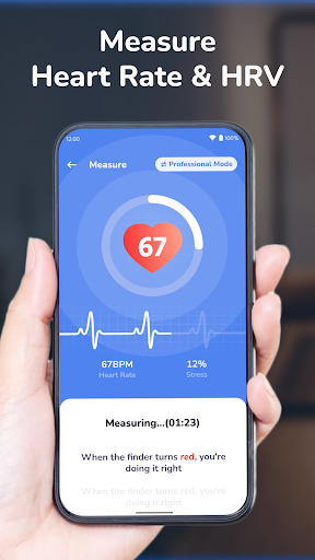 Screenshot Heart Rate Monitor: Health App