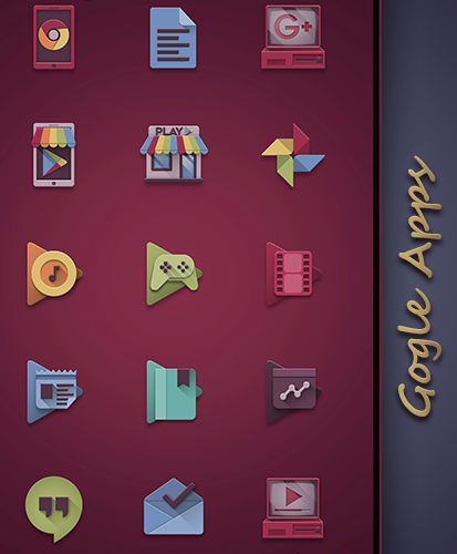    Eighties retro fun icon pack- screenshot  