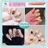 Bộ 24 Móng Tay Giả /Kèm Keo/ Làm Nail Aba [A1 - 100]