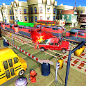 Train Road Crossy 3D Railroad