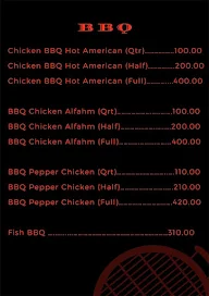 Smoke House BBQ menu 1