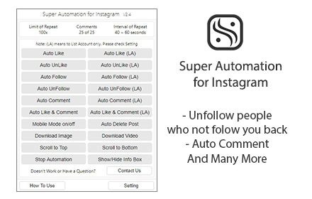 Super Automation for Instagram small promo image