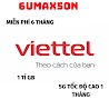 Sim 4G Viettel 6Umax50Ndata 5Gb/Tháng, Sim 4G 1 Nửa Năm Data Không Giới Hạn