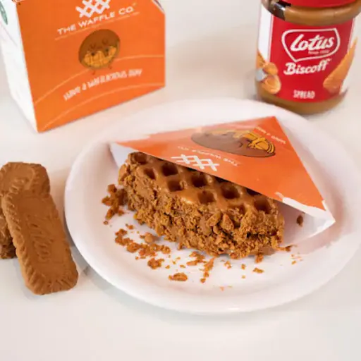 Lotus Biscoff Waffle Sandwich