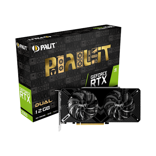 Card màn hình Palit RTX2060 DUAL 12G 12GB GDDR6 