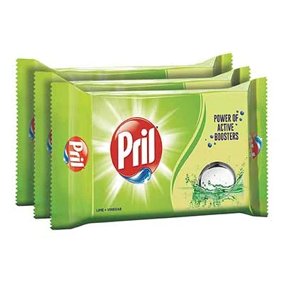 Pril Dishwash Bar Green 3X360 Gm