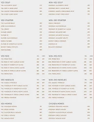 The China Express menu 1