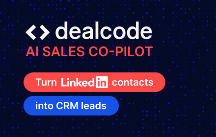 dealcode | AI Agents and Sales Co-Pilot small promo image