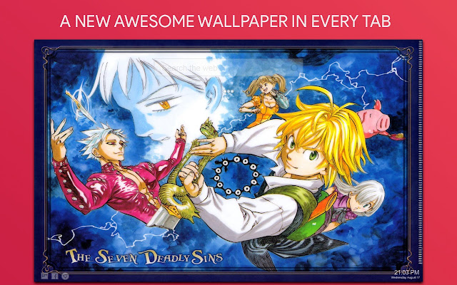 Seven Deadly Sins Wallpaper HD Custom New Tab