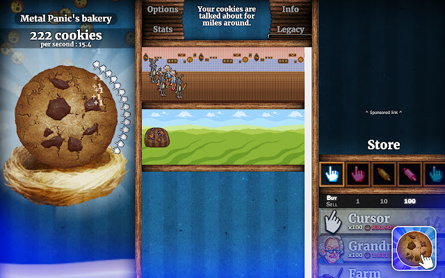 Nota de Cookie Clicker - Nota do Game