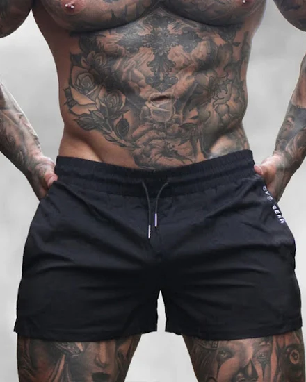 Men Hot Shorts Light Weight Thin Short Pants Running Squa... - 3