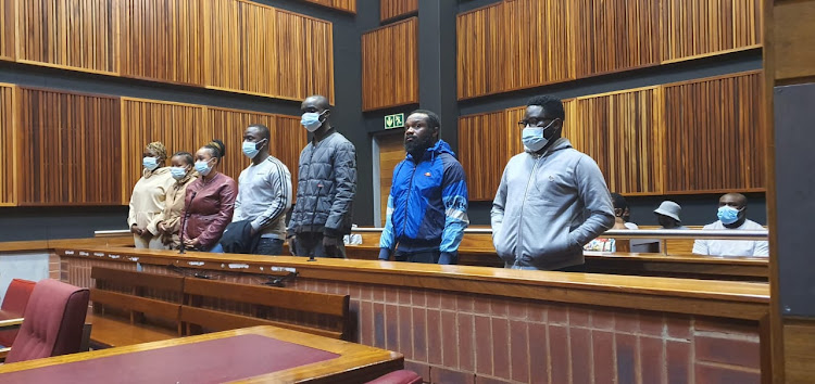 Seven suspects allegedly connected to a Johannesburg based online fraud syndicate appeared in the Palm Ridge Commercial Crimes Court following their arrests on Thursday.