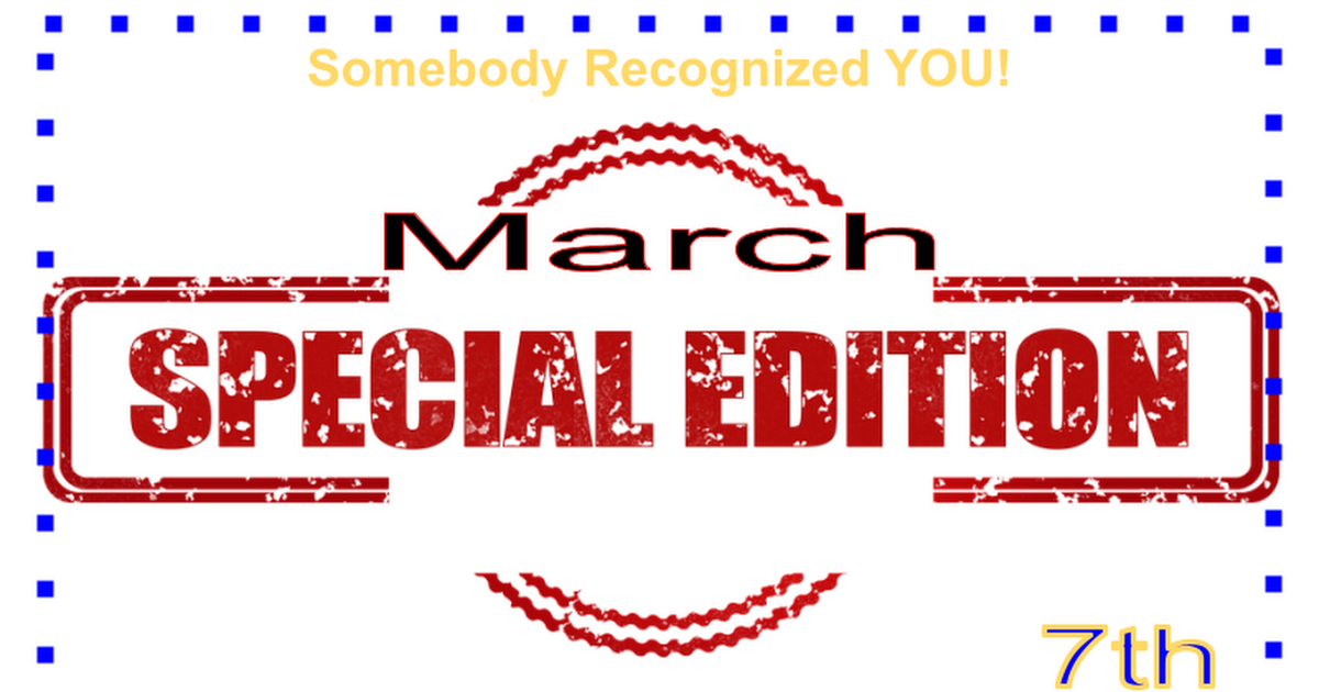 March Special Edition 7th Grade