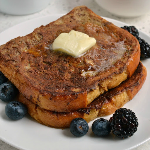 This delectable family favorite easy French Toast recipe comes together in less than fifteen minutes making it the ideal comfort food breakfast.