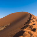 High sand mountains