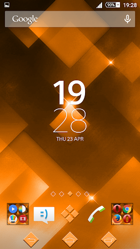 Xperien Theme Sparkle Orange