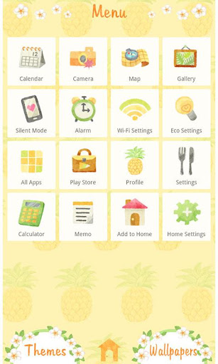 FruitTheme Tropical Pineapples 1.0.0 Windows u7528 2