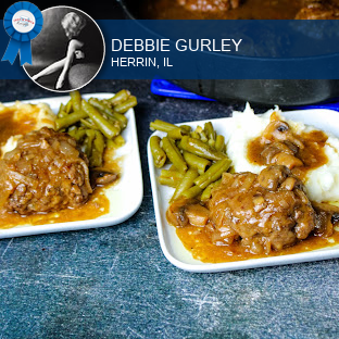 Hamburger Steak With Creamy Onion Gravy