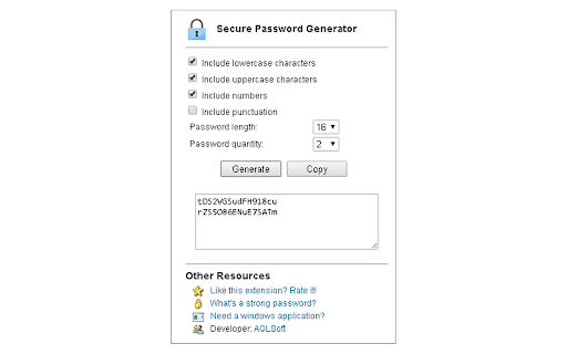 Secure Password Generator