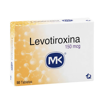 Levotiroxina MK 150mcg   Tableta Caja x50Tab.                            