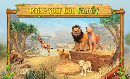  Lion Family Sim Online: élèvez votre meute lions – Vignette de la capture d'écran 