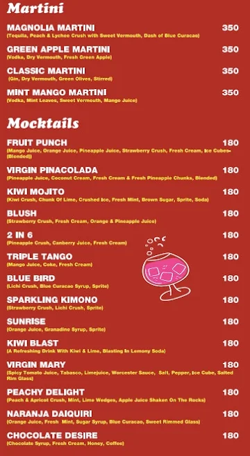 Magnolia menu 